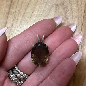 Elegant Smoky Quartz Pendant
